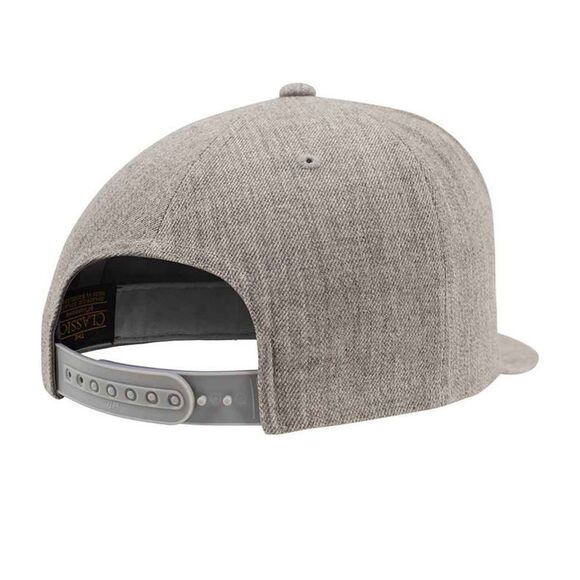 Flexfit Mens Classic Cap / Heather Grey/Heather Grey - Picture 2 of 3